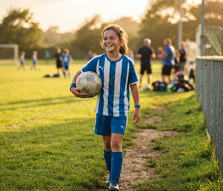 <b class="sggg-card__eyebrow">Soccer gift</b>For kids