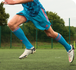 soccer player running