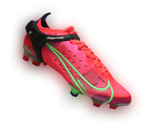 red football shoe