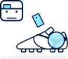 CITYPLAY sensor, strap, football boot icon